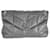 Saint Laurent Grey Quilted Leather Small LouLou Puffer  ref.1216548