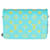 Pochette Coussin de piel de cordero con monograma en relieve Louis Vuitton Menthe Jaune Verde Amarillo Cuero  ref.1216550