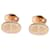 Hermès Chaine d'Ancre Contour Boucles d'oreilles en 18k or rose 0.18 ctw  ref.1216582