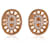 Hermès Chaine d'ancre Divine  Earrings in 18k Rose Gold 0.13 ctw Pink gold  ref.1216585