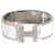 Hermès Blanc Emaille Palladium Clic Clac H Armband  ref.1216604