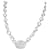 TIFFANY & CO. Return to Tiffany Oval Tag Necklace in Sterling Silver  ref.1216623