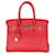 Hermès Rouge Casaque Clemence Birkin 30 PHW Vermelho Couro  ref.1216638