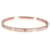 Bracelet love cartier fin, Petit modele, Pavé (Or rose)  ref.1216683