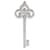 TIFFANY & CO. Tiffany Keys Pendant in  Platinum 0.33 ctw  ref.1216685