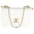 Classique Chanel 24C Mini sac à rabat Perfect Fit en cuir de veau matelassé blanc  ref.1216726