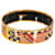 Hermès Clic Clac A Pois Enamel Gold Bracelet 62  ref.1216737