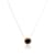 TIFFANY & CO. T Black Onyx & Diamond Circle Pendant in 18k Rose Gold 0.05 ctw Pink gold  ref.1216743