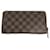 Louis Vuitton Zippy Brown Cloth  ref.1216814
