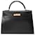 Hermès hermes kelly 32 Black Leather  ref.1217091