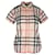 Burberry Check Short-Sleeve Shirt in Beige Cotton  ref.1217215