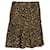 Sandro Cerise Floral-Print Mini Skirt in Black Viscose Cellulose fibre  ref.1217217