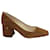 Jimmy Choo Diana 65 Zapatos de tacón en ante marrón Castaño Suecia  ref.1217218