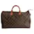 Speedy Louis Vuitton schnell 40 Handtasche mit Monogramm Braun Leinwand  ref.1217239