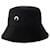 Regenerated Moire Bucket Hat - Marine Serre - Cotton - Black Synthetic  ref.1217242