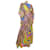 Etro Maxi abito in seta con stampa multi paisley - taglia UK 8 Multicolore  ref.1217351