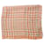 Loro Piana Orange karierter Schal mit Fransen  ref.1217393