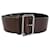 Jil Sander Brown leather belt with silver buckle  ref.1217394