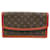 Louis Vuitton Pochette Dame Brown Cloth  ref.1217412