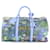 Louis Vuitton Keepall 50 Blue Leather  ref.1217449