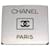 Chanel COCO Mark Silvery Metal  ref.1217509