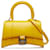 Balenciaga Yellow Hourglass XS Leather Pony-style calfskin  ref.1217622
