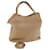 PRADA Tote Bag Leather 2way Beige Auth 63447  ref.1217714
