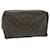 Louis Vuitton Monogram Trousse Toilette 28 Bolsa de Embreagem M47522 LV Auth ki4009 Monograma Lona  ref.1217762