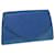LOUIS VUITTON Pochette Epi Art Déco Bleu M52635 Auth LV 63271 Cuir  ref.1217805