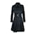 Moschino Cheap and Chic Trench Coat with Pleats Blue Navy blue Cotton  ref.1217810