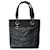 CHANEL Petite Einkaufstasche aus schwarzem Leder - 101698  ref.1217813