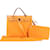Hermès Hermes clásico naranja Herbag 31 Bolso Lienzo  ref.1217833
