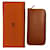 Hermès Silk in classic wallet Epson calf leather/Silk interior Pink Cognac  ref.1217847