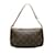 Brown Louis Vuitton Monogram Pochette Accessoires Baguette Leather  ref.1217936