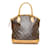 Brown Louis Vuitton Monogram Lockit Vertical Handbag Leather  ref.1217987