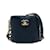 Blue Chanel CC Round Vanity Bag Leather  ref.1218010