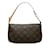 Brown Louis Vuitton Monogram Pochette Accessoires Baguette Leather  ref.1218025