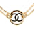 Goldene Chanel CC-gefütterte Kette als Choker-Kostüm-Halskette Gelbes Gold  ref.1218034