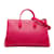 Bolso satchel de cuero brillante con diamantes de Gucci rosa  ref.1218041