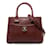Burgundy Chanel Mini Neo Executive Satchel Dark red Leather  ref.1218050