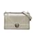 Silberne Dior-Umhängetasche mit kleiner Diorama-Klappe Leder  ref.1218054