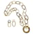 Favolosa parure DOLCE & GABBANA modello “Whisp” in acciaio dorato D'oro  ref.1218059