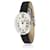 Cartier Baignoire WB520027 relógio feminino 18ouro branco kt Prata Metálico Metal  ref.1218131