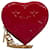 Porte-monnaie coeur rouge monogramme Vernis Louis Vuitton Cuir Cuir vernis  ref.1218219