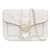 Coach Gerorgie Leather Wallet on Chain Crossbody Bag 6924 White Pony-style calfskin  ref.1218264