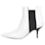 Céline White leather ankle boots with pointed toe - size EU 38  ref.1218289