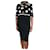 Dolce & Gabbana Black floral embroidery wool cropped blazer - size UK 14  ref.1218301