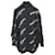 Balenciaga Tunique à col roulé noir blanc Sweter Laine  ref.1218314
