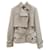 Christian Dior Beige Checkered Short Trench Wood  ref.1218315