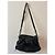 Borsa Burberry in pelle martellata nera con tracolla Nero - vista 2